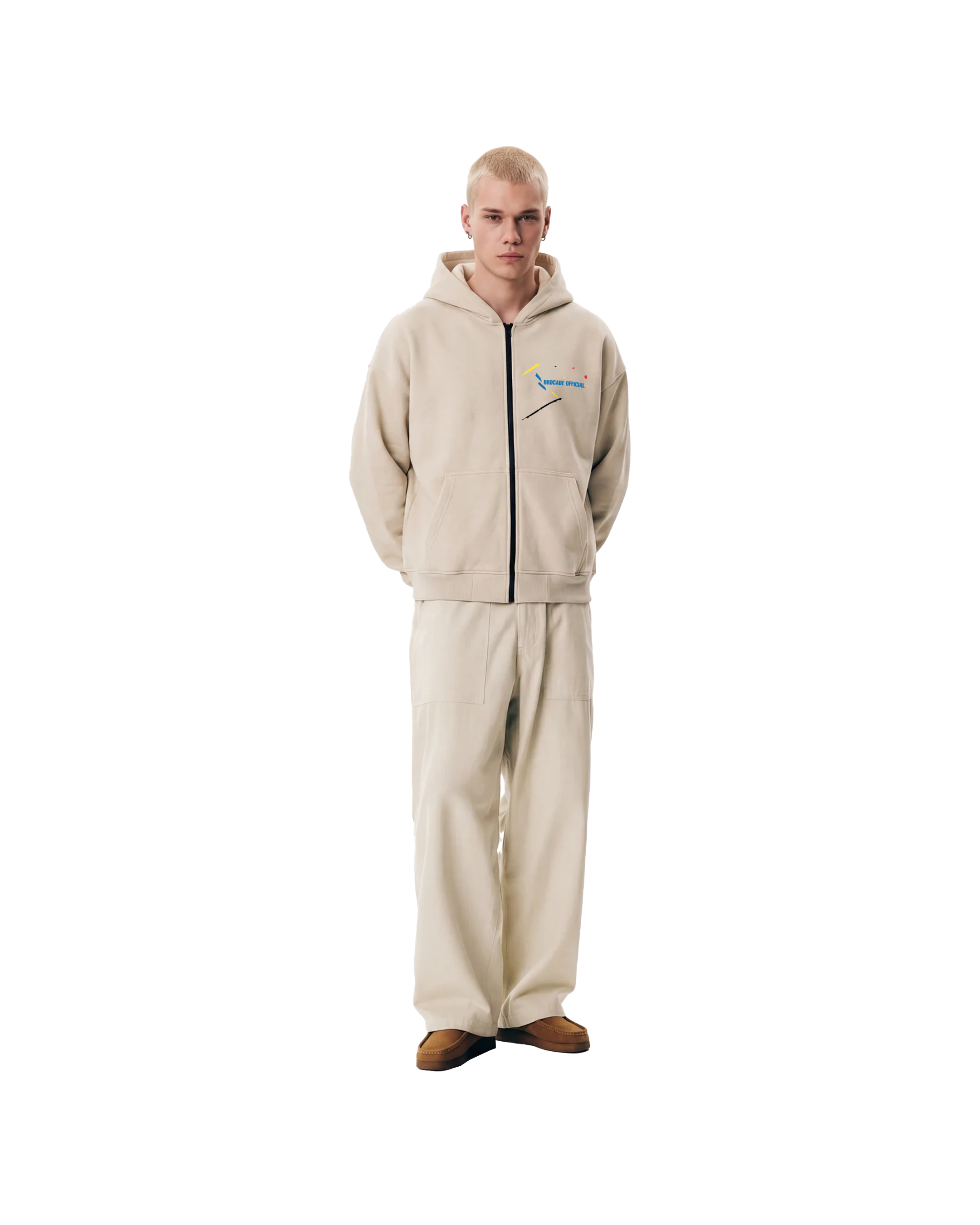 AS- Zipup Beige