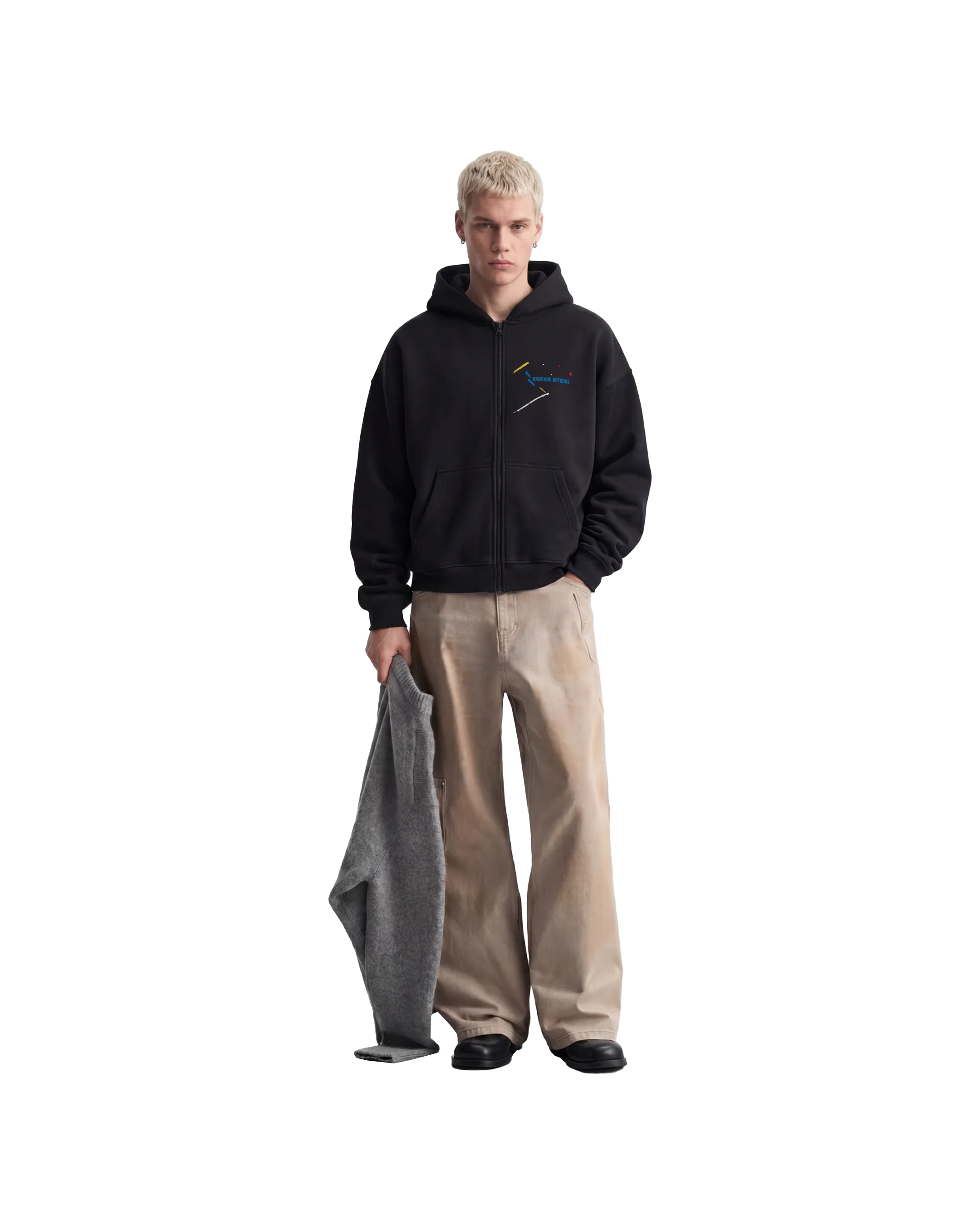 AS- Zipup Black