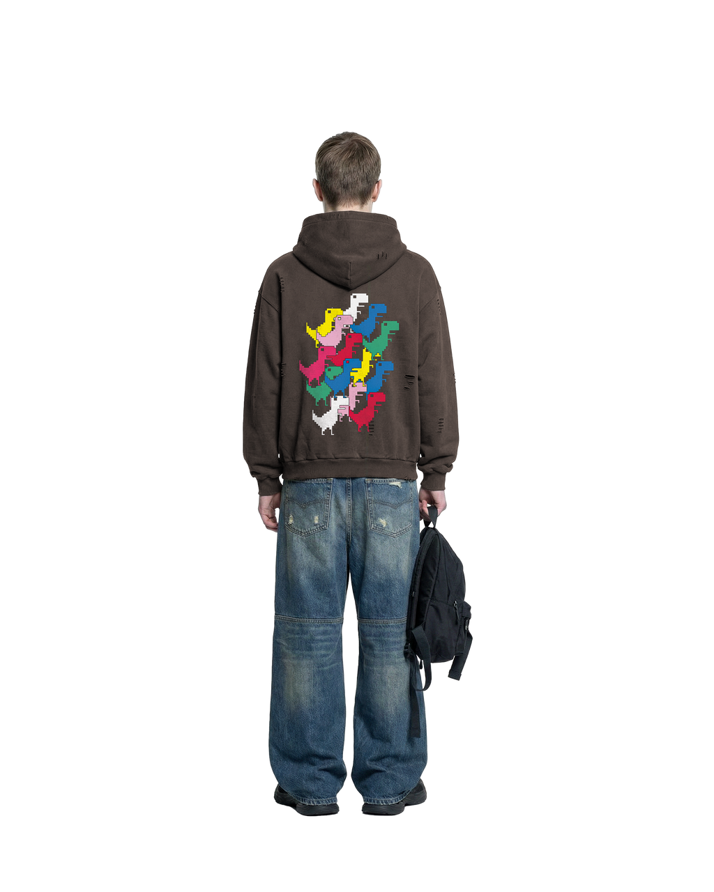 EXC- BROWN ZIPUP