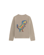 K- Dino crayon sweatshirt
