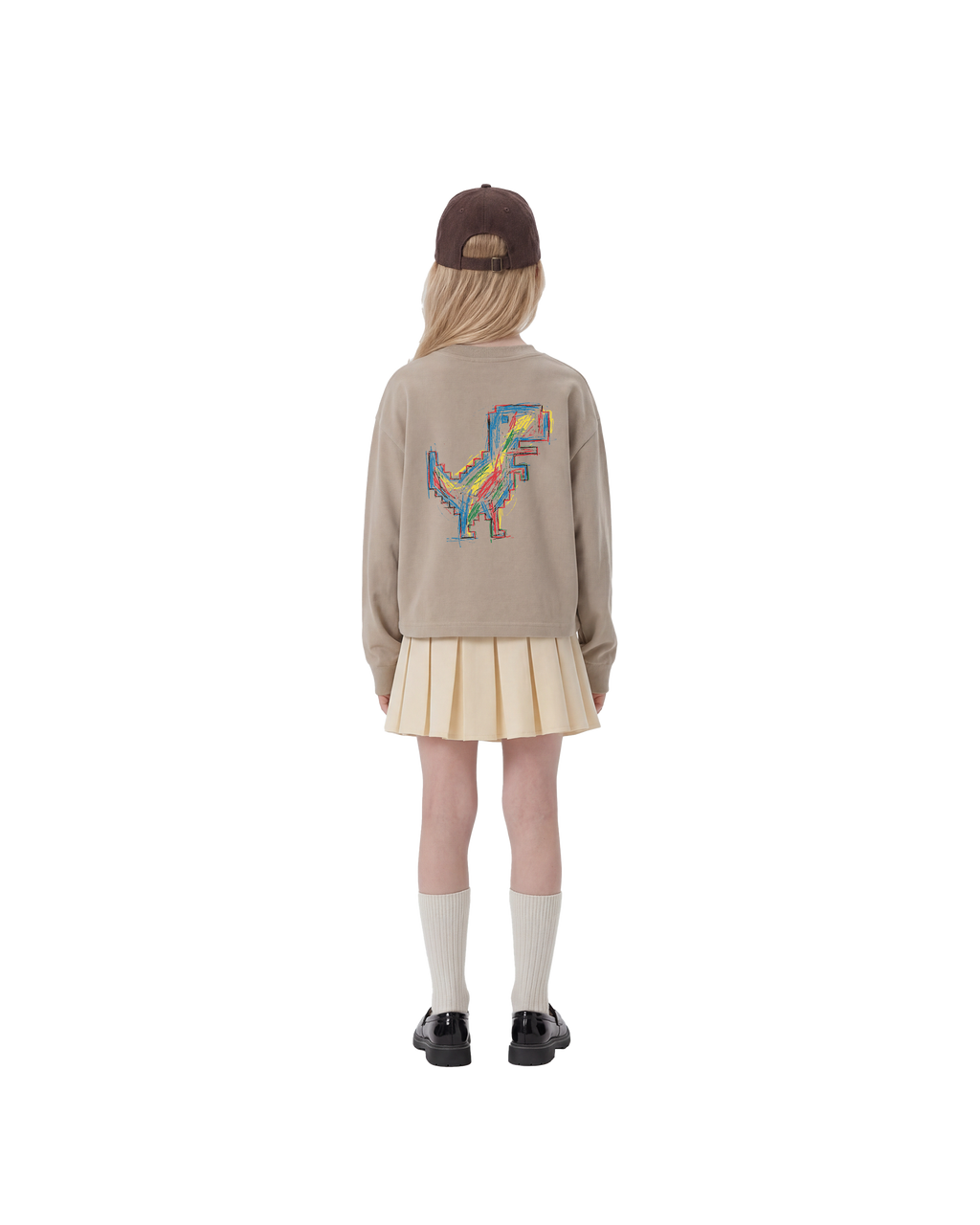 K- Dino crayon sweatshirt