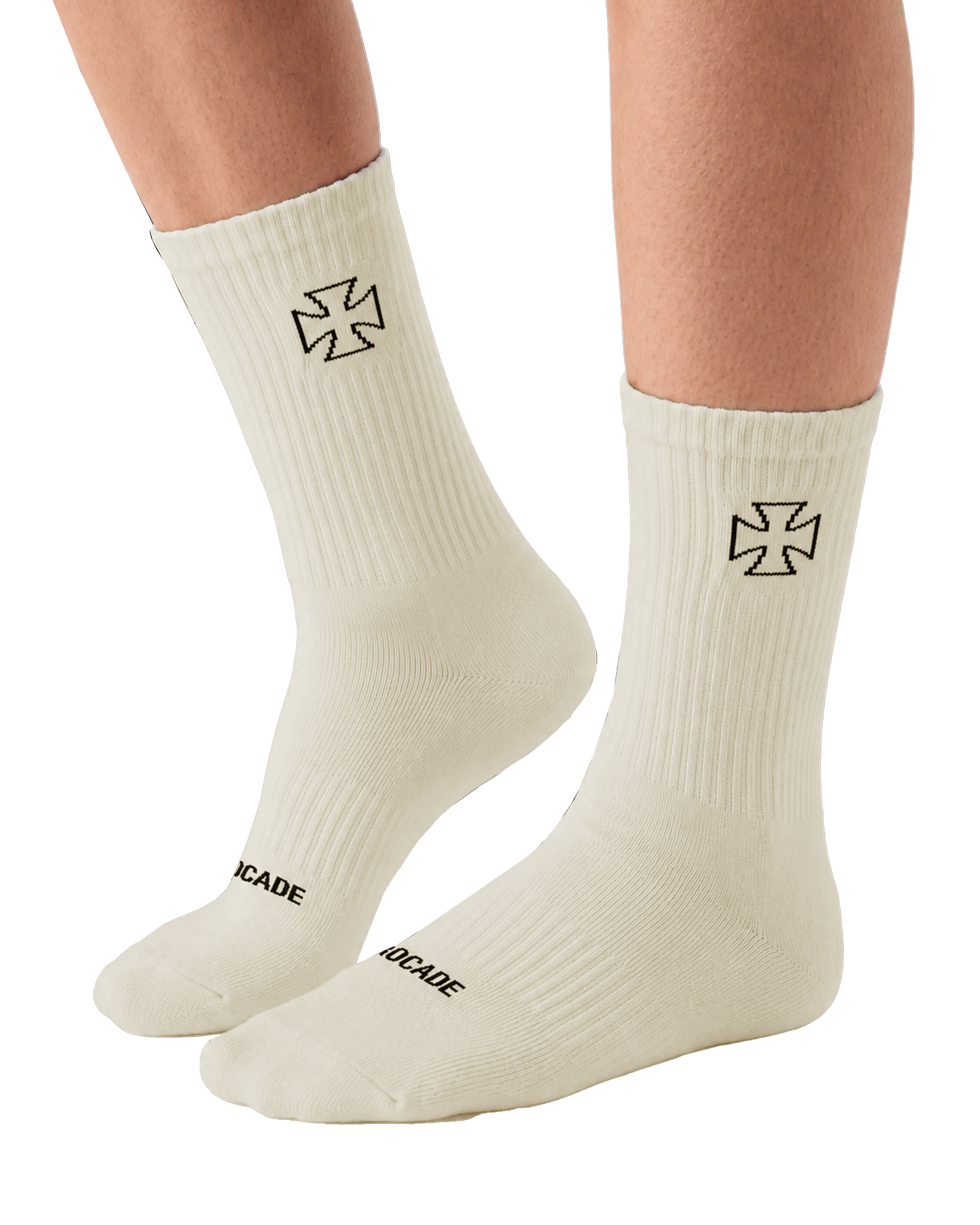 CROSSOVER SOCKS BEIGE