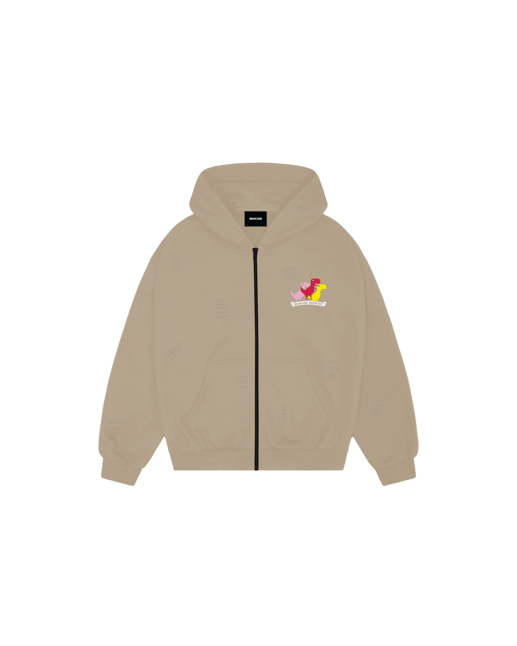 EXC- BEIGE ZIPUP
