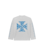 CROSSOVER RAGLAN SWEATSHIRT WHITE