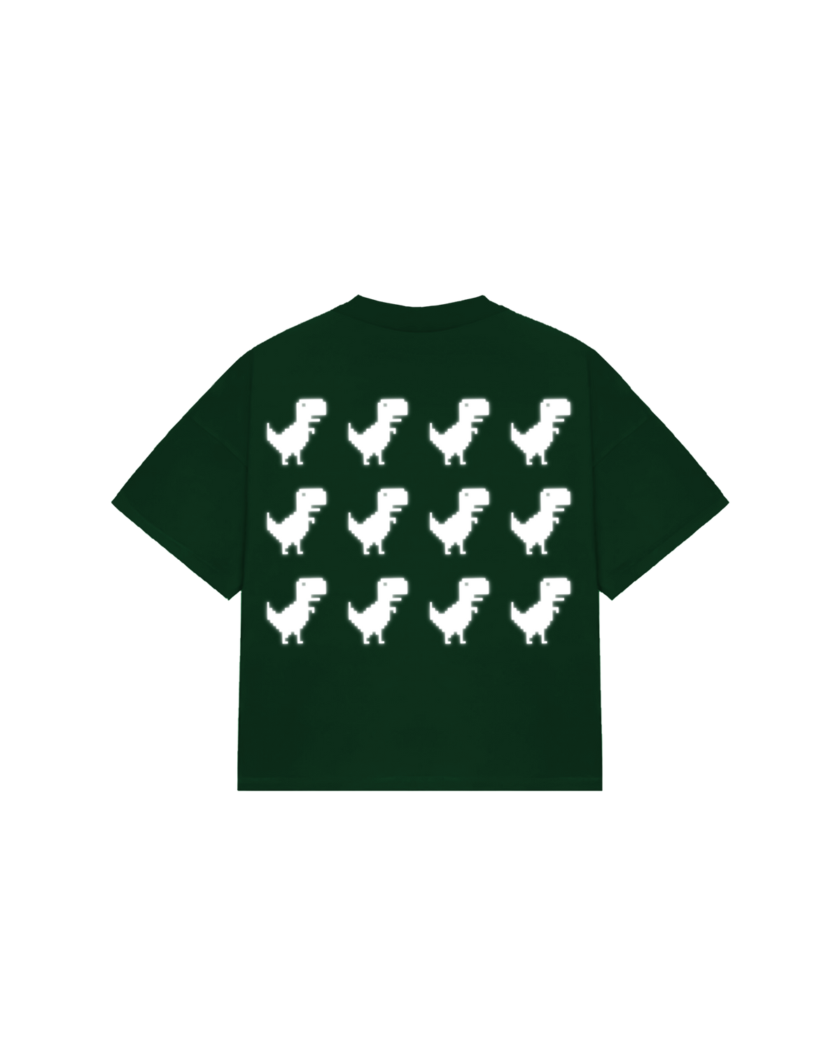 GREEN DINO REFLECTIVE TEE