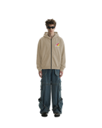 EXC- BEIGE ZIPUP