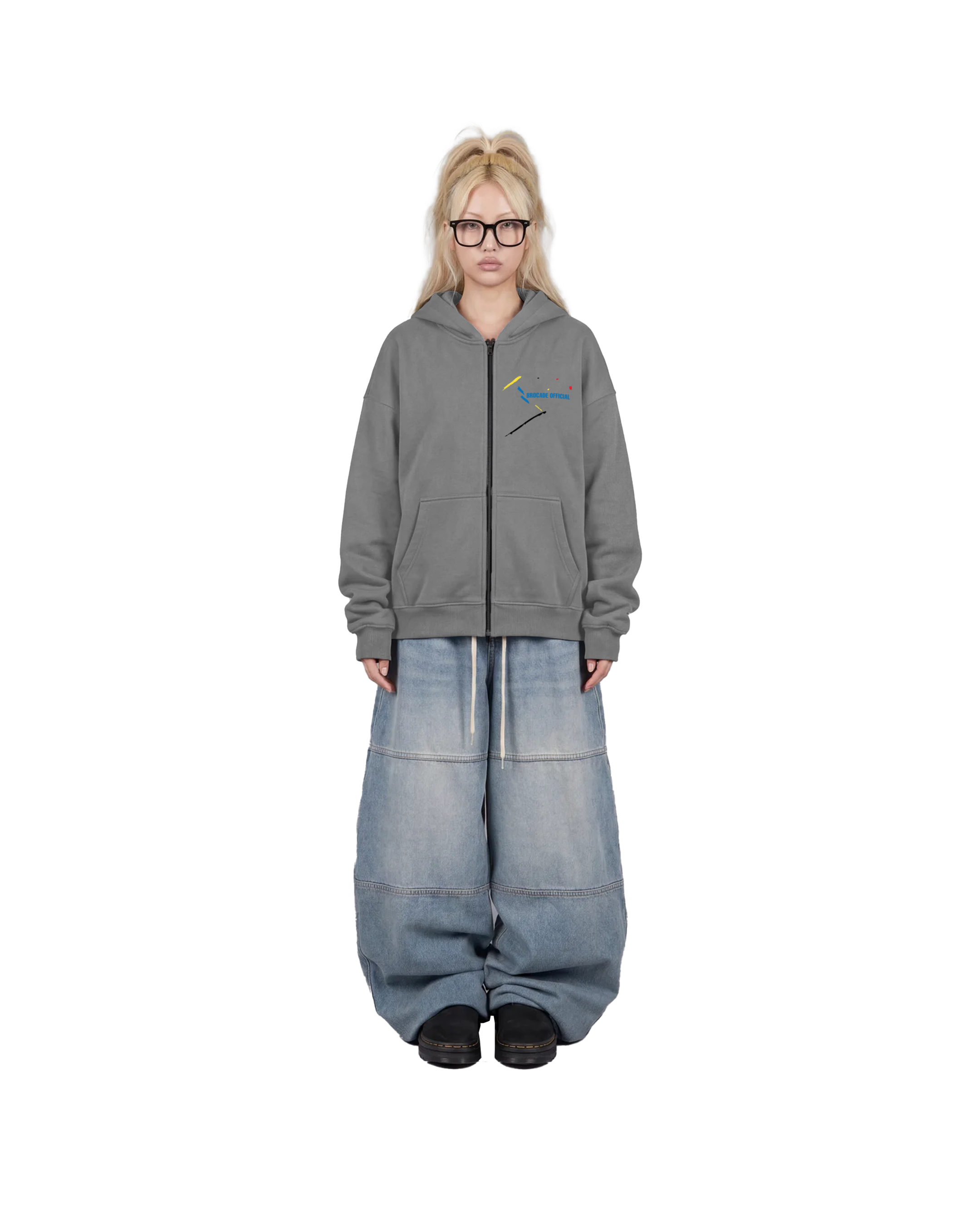 AS- Zipup Grey