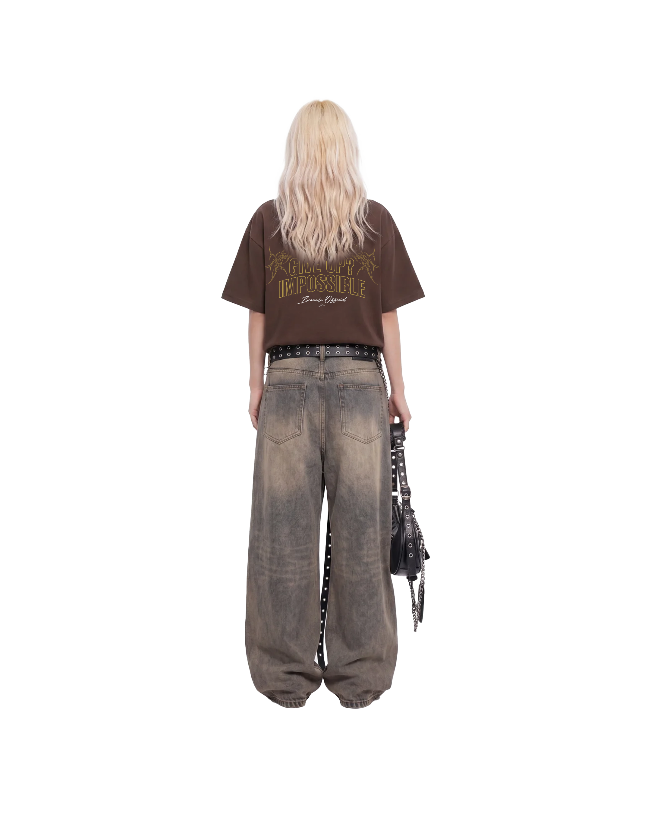 IMPOSSIBLE TEE BROWN
