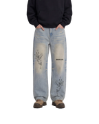 FLUTTER DENIM JEANS