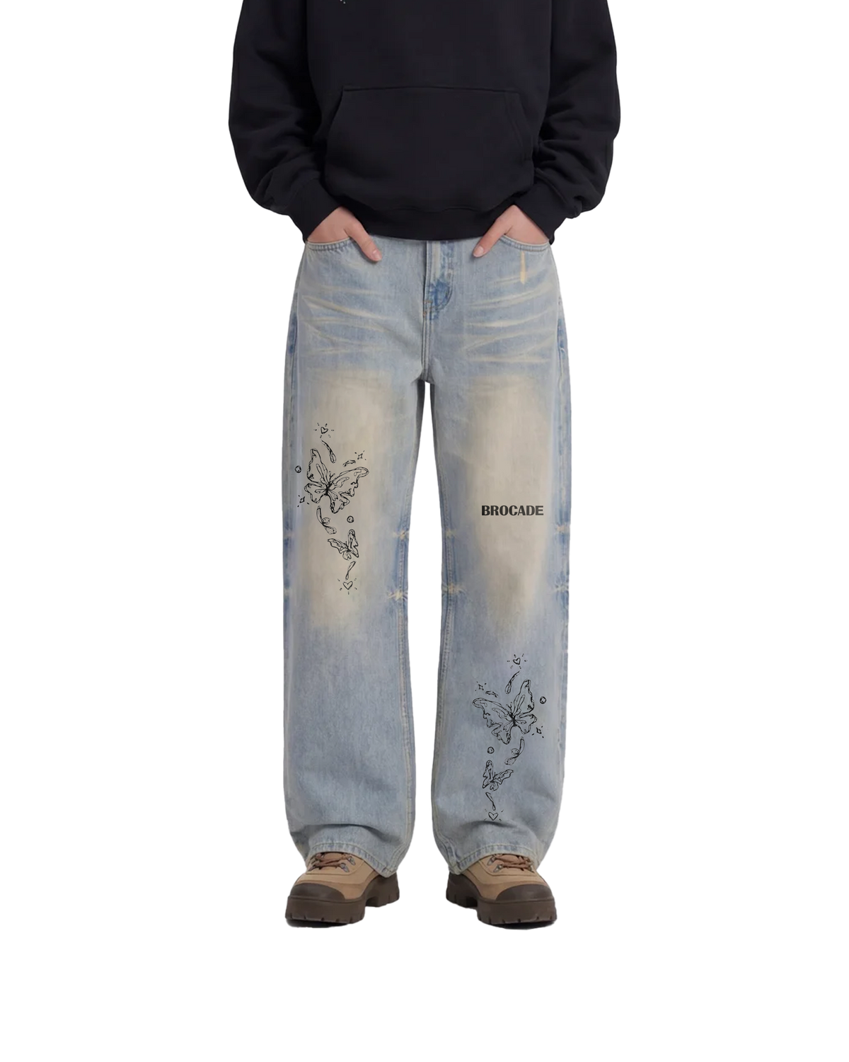 FLUTTER DENIM JEANS