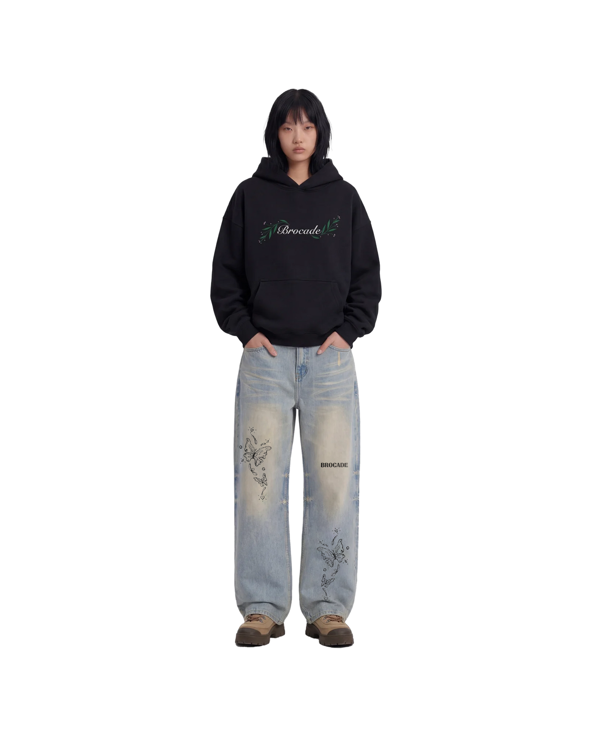 FLUTTER DENIM JEANS