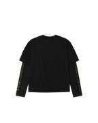 GOTHIC SKULL DOUBLE LAYER TEE