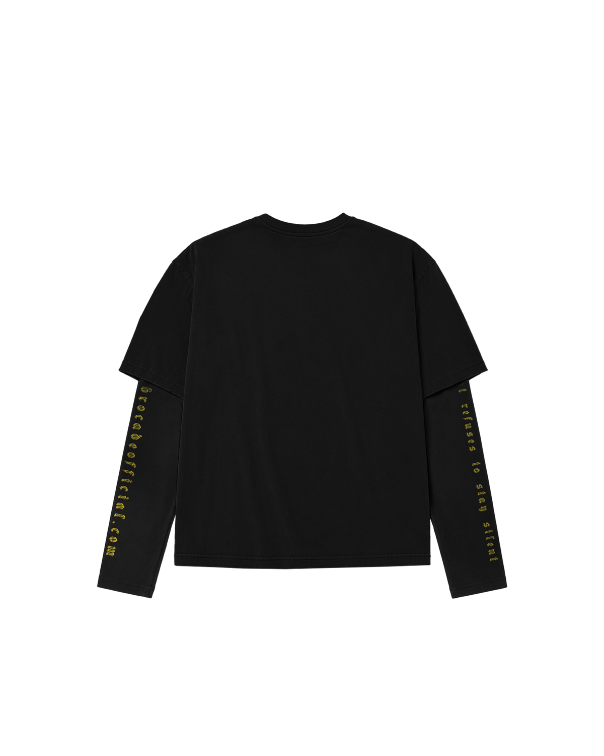 GOTHIC SKULL DOUBLE LAYER TEE