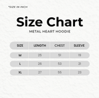 METAL HEART HOODIE