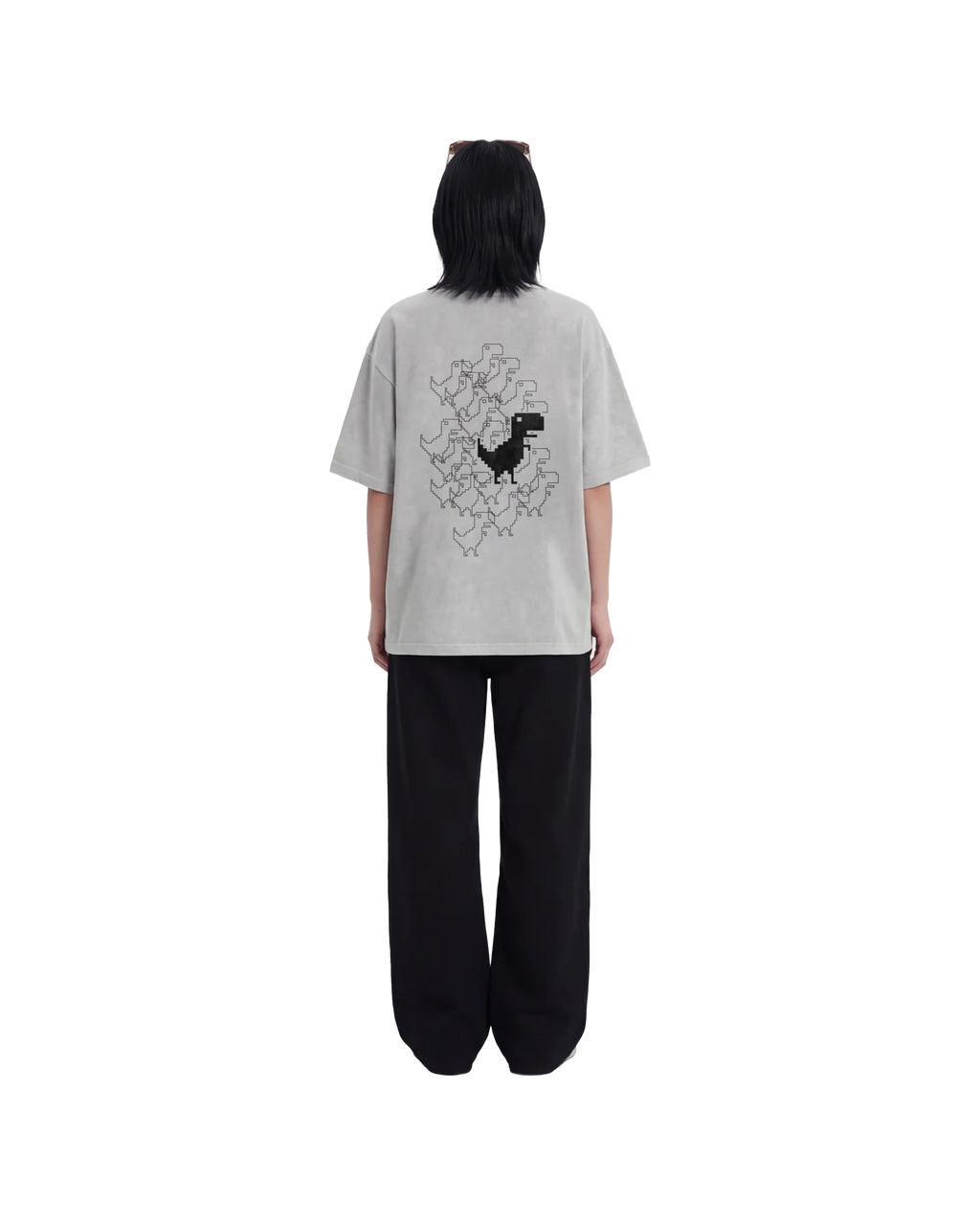 Dino Chrome Tee White