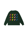 DINO CHROME GREEN SWEATSHIRT