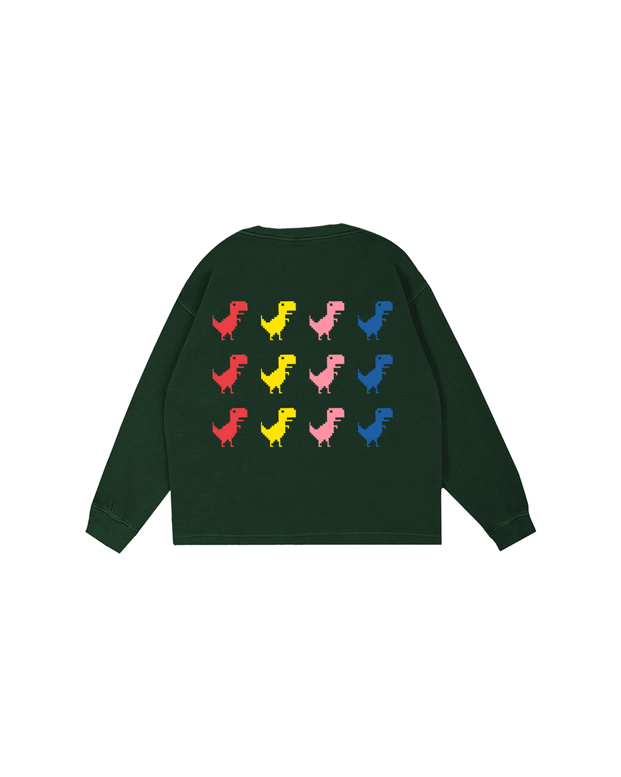 DINO CHROME GREEN SWEATSHIRT