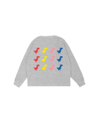 DINO CHROME GREY SWEATSHIRT