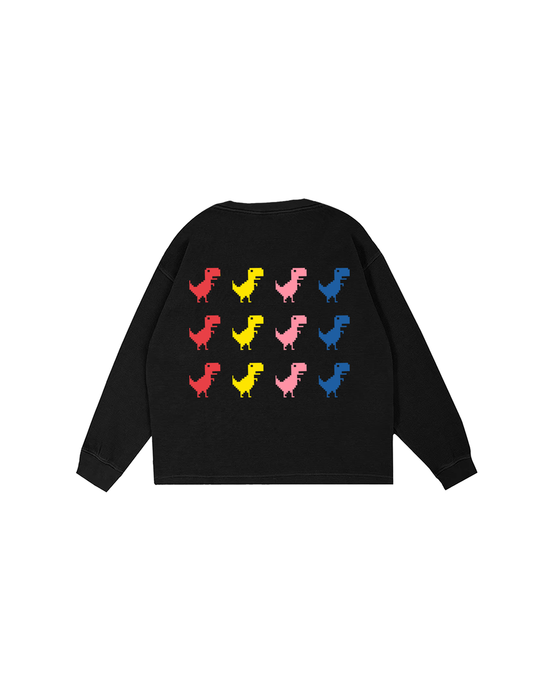 DINO CHROME BLACK SWEATSHIRT