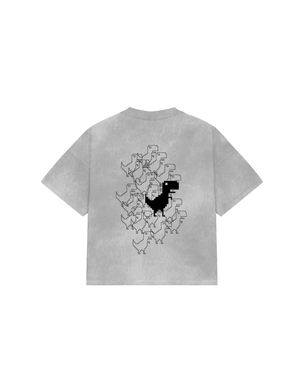 Dino Chrome Tee White