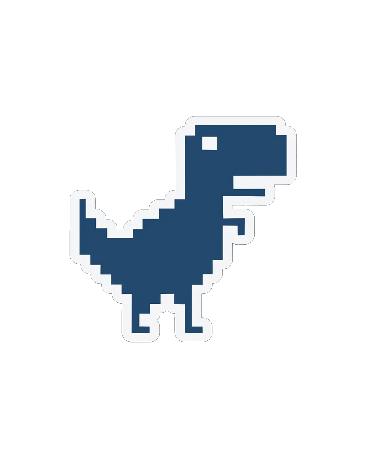 BLUE DINO STICKER