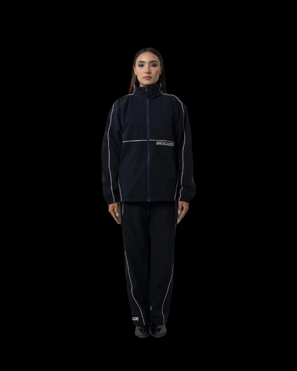 TRICOLOR PIPED ELEGANCE TROUSER BLUE