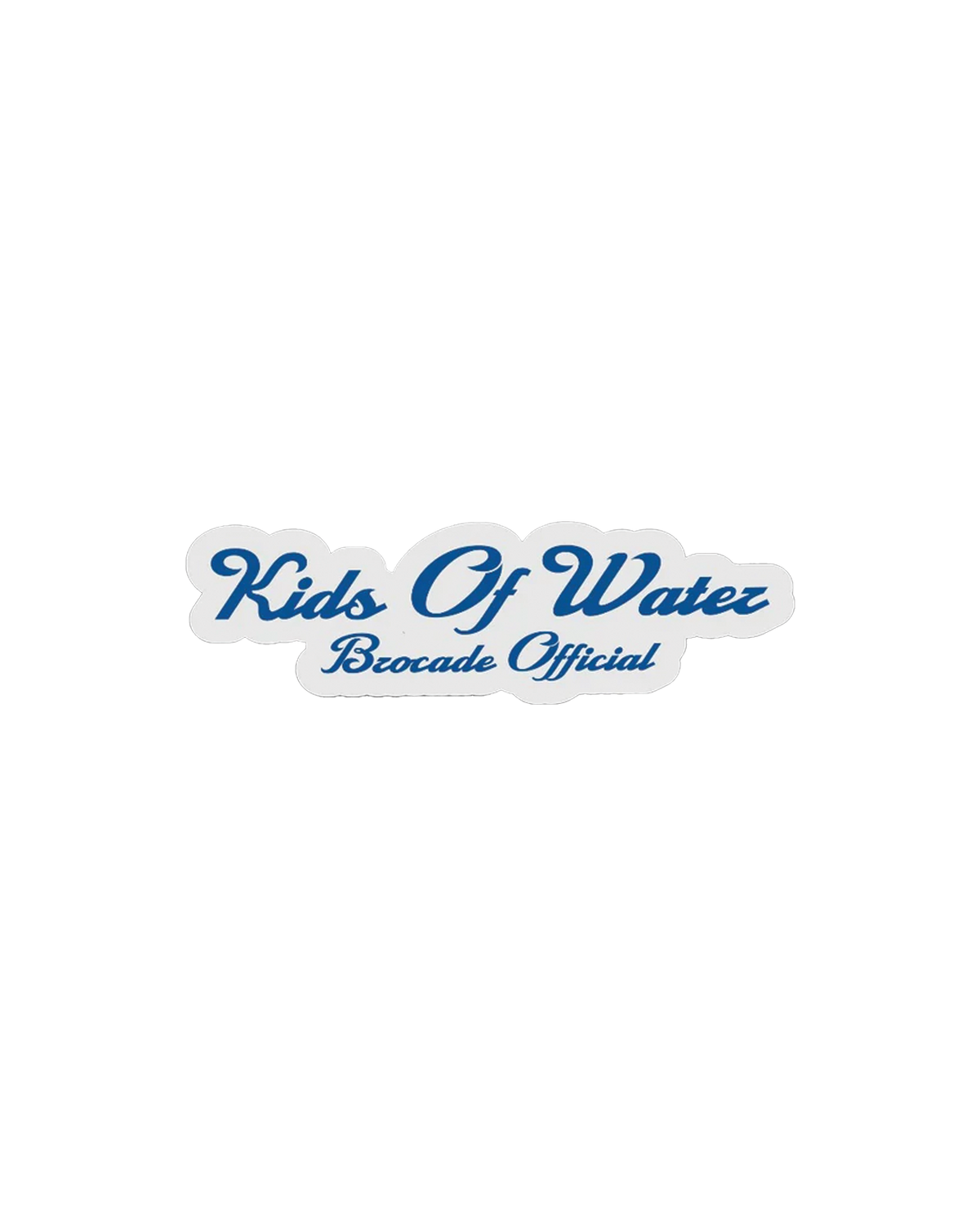 BROCADE KIDS OF WATER STICKER