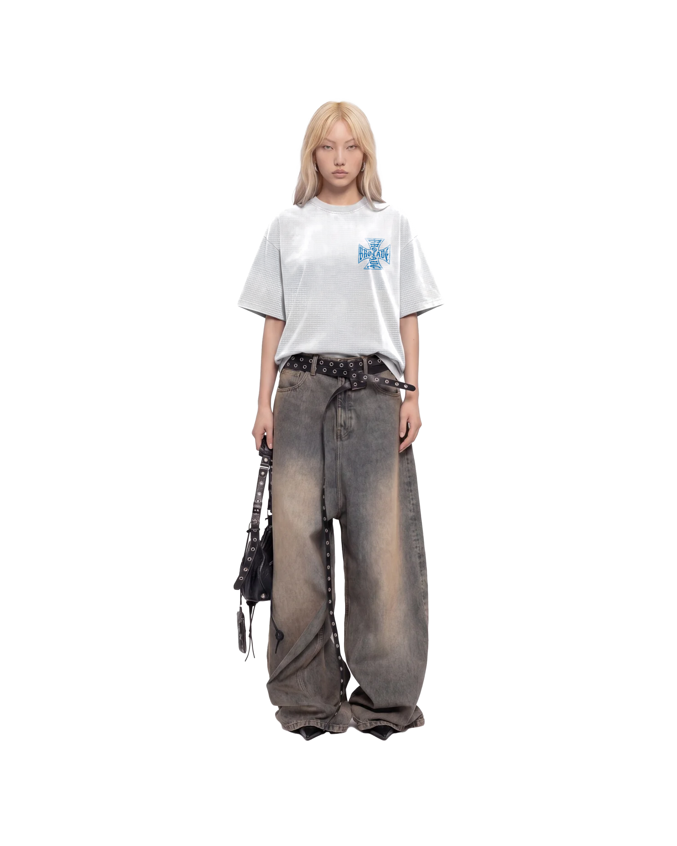 CROSSOVER TEE WHITE