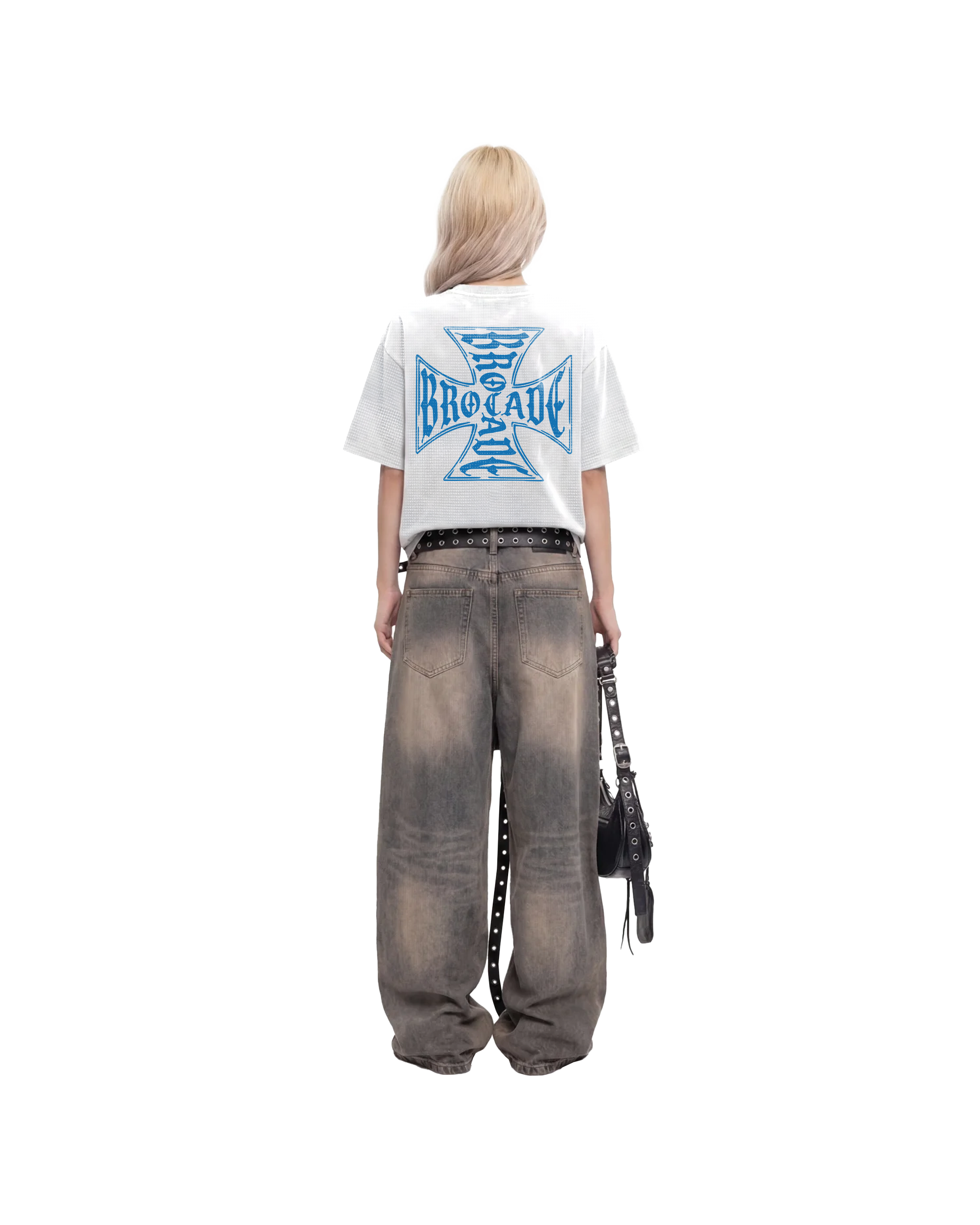 CROSSOVER TEE WHITE